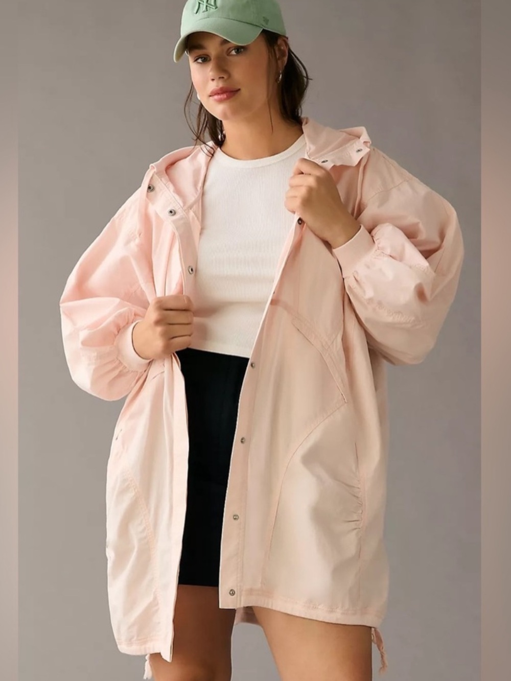 NWT Daily Practice by Anthropologie Roland Oversized Parachute Jacket